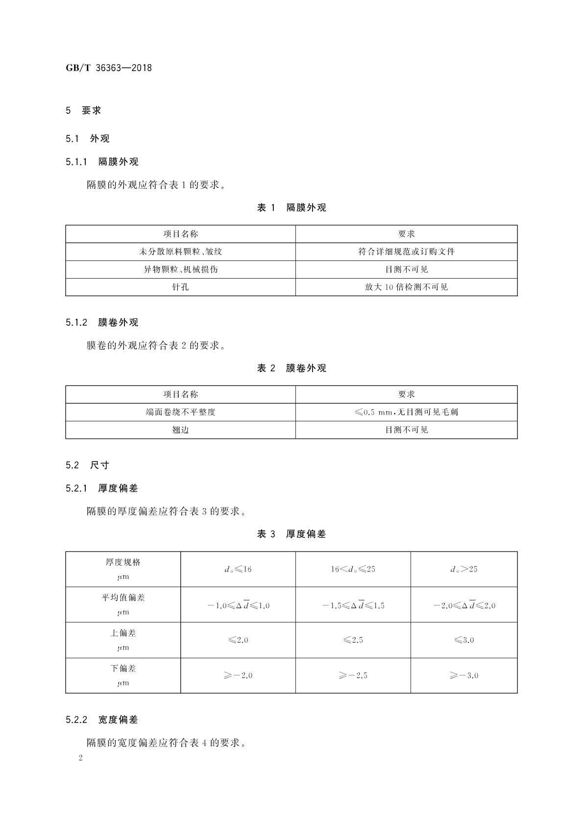 【國家標準】 GB T 36363-2018 鋰離子電池用聚烯烴隔膜(圖3)