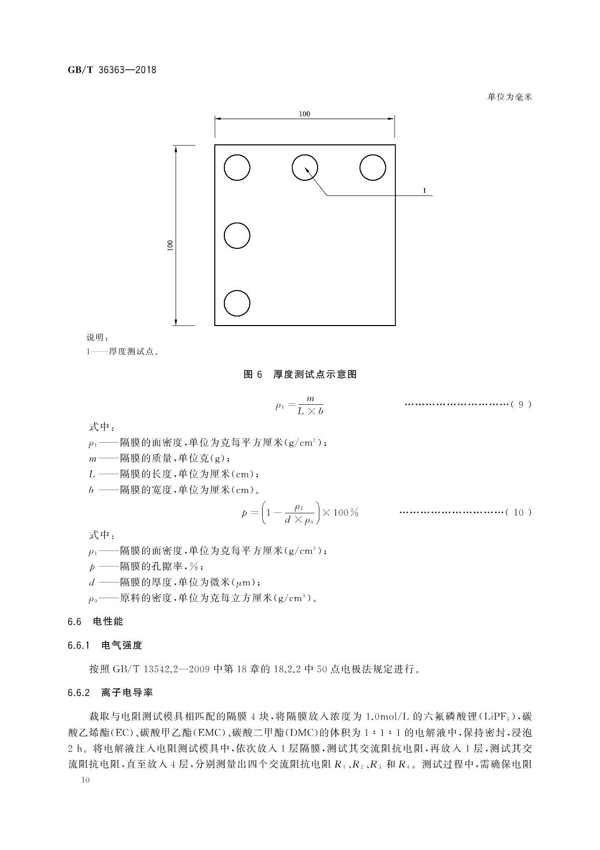 【國家標準】 GB T 36363-2018 鋰離子電池用聚烯烴隔膜(圖11)